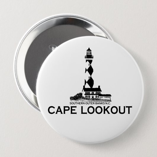 Badge Rond 10 Cm Surveillance de cap (Devant & derrière)