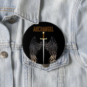 BADGE ROND 10 CM SWORD D'ARCHANGEL