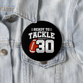 Badge Rond 10 Cm Tackle 30e anniversaire 30 ans Couples Anniversair (En situation)