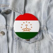 Badge Rond 10 Cm Tadjikistan (En situation)