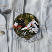 Badge Rond 10 Cm "Talent " commémoratif de chasse (En situation)