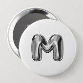 Badge Rond 10 Cm Tapisserie MMM ALPHABET (Devant & derrière)