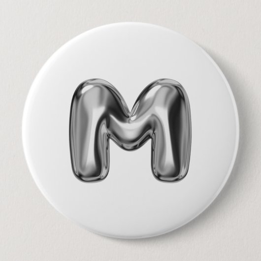 Badge Rond 10 Cm Tapisserie MMM ALPHABET (Devant)