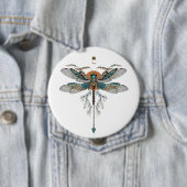 Badge Rond 10 Cm Tattoo dragon (En situation)