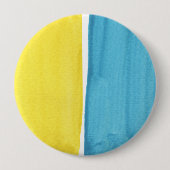 Badge Rond 10 Cm Tenez-vous avec l'Ukraine (Devant)