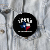 Badge Rond 10 Cm Texas Pride - Texas Meme - Texas State Flag (En situation)