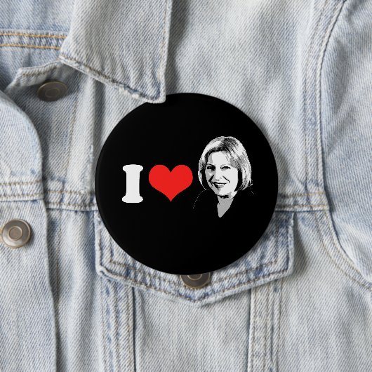 Badge Rond 10 Cm Theresa peut (En situation)