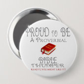 Badge Rond 10 Cm Thumper biblique proverbiale (Devant & derrière)