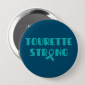 Badge Rond 10 Cm Tourette Boutons forts (Devant & derrière)