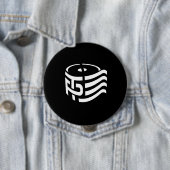 Badge Rond 10 Cm TP - papier hygiénique - blanc - - (En situation)