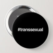 BADGE ROND 10 CM TRANSSEXUEL DE HASHTAG (Devant & derrière)