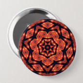Badge Rond 10 Cm tribal-geometrik (Devant & derrière)