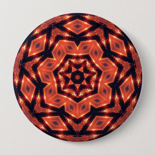 Badge Rond 10 Cm tribal-geometrik (Devant)