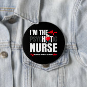 Badge Rond 10 Cm Troisième cycle de Nursing (En situation)