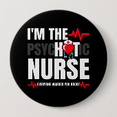 Badge Rond 10 Cm Troisième cycle de Nursing (Devant)