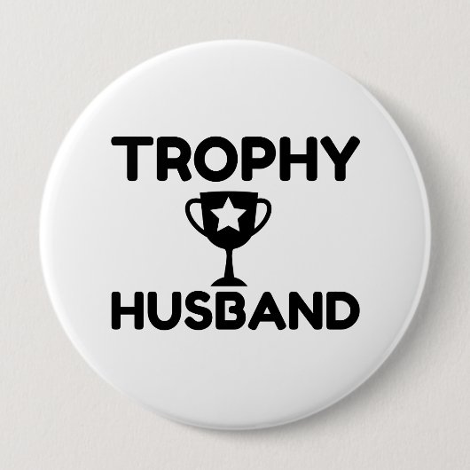 Badge Rond 10 Cm Trophée Mari (Devant)
