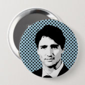 Badge Rond 10 Cm Trudeau (Devant & derrière)