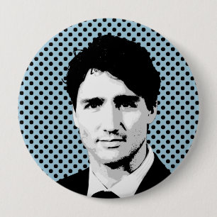 Badge Rond 10 Cm Trudeau