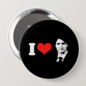 Badge Rond 10 Cm Trudeau (Devant & derrière)