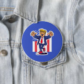 Badge Rond 10 Cm Trump (En situation)