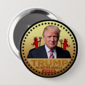 Badge Rond 10 Cm Trump 2016 (Devant & derrière)