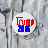 Badge Rond 10 Cm Trump 2016 (En situation)