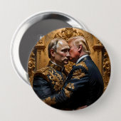 Badge Rond 10 Cm Trump et Poutine s'engagent (Devant & derrière)