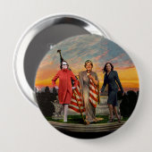 Badge Rond 10 Cm TRUMP'S Worst Nightmare (Devant & derrière)
