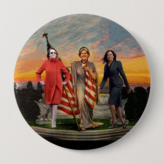 Badge Rond 10 Cm TRUMP'S Worst Nightmare (Devant)