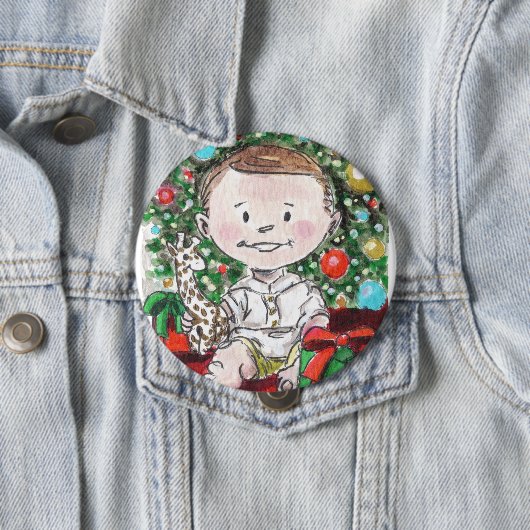 BADGE ROND 10 CM TSCHR1 (En situation)