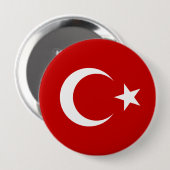 Badge Rond 10 Cm Turquie (Devant & derrière)