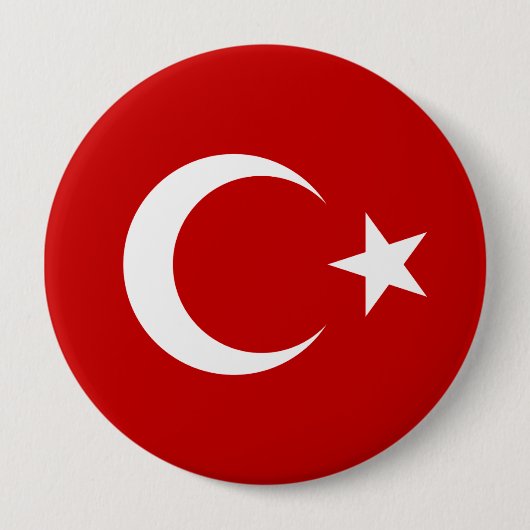 Badge Rond 10 Cm Turquie (Devant)