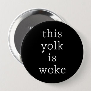 Badge Rond 10 Cm Typographie moderne Oeuf Trending Funny Humour