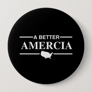 Badge Rond 10 Cm Un meilleur logo d'Amercia - .png