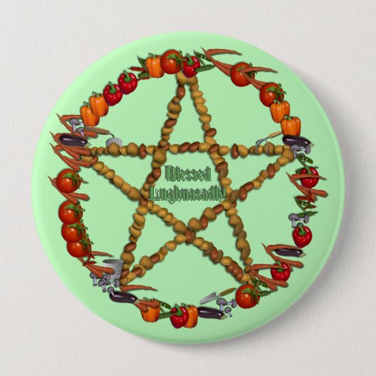 Badge Rond 10 Cm Une récolte abondante (Devant)