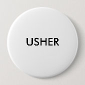 BADGE ROND 10 CM USHER (Devant)