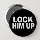 Badge Rond 10 Cm Verrouille-Le Vers Le Haut (Devant & derrière)