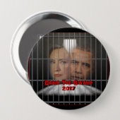 Badge Rond 10 Cm Vidangez le marais ! ! (Devant & derrière)