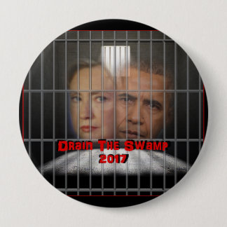 Badge Rond 10 Cm Vidangez le marais ! !