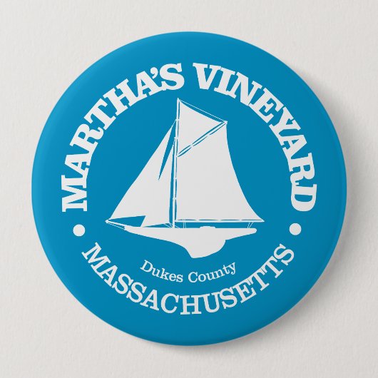 Badge Rond 10 Cm Vignoble de Martha (sloop) (Devant)