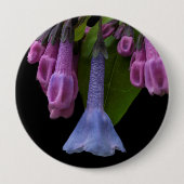 Badge Rond 10 Cm Virginia Bluebells Fleur sauvage (Devant)