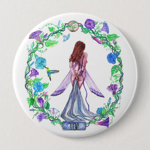 Badge Rond 10 Cm Virgo ~ La Vierge