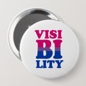 Badge Rond 10 Cm Visibilité bisexuelle (Devant & derrière)
