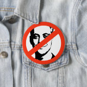 Badge Rond 10 Cm Vitesse de Rahm Emanuel (En situation)