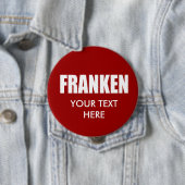 Badge Rond 10 Cm Vitesse d'élection d'AL FRANKEN (En situation)