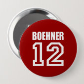 Badge Rond 10 Cm Vitesse d'élection de JOHN BOEHNER (Devant & derrière)