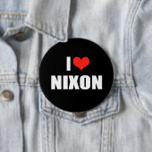 Badge Rond 10 Cm Vitesse d'élection de RICHARD NIXON (En situation)