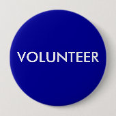 BADGE ROND 10 CM VOLONTAIRE (Devant)