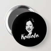 Badge Rond 10 Cm Vote Kamala - (Devant & derrière)