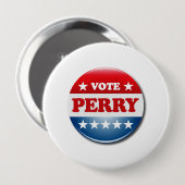 BADGE ROND 10 CM VOTE PERRY (Devant & derrière)